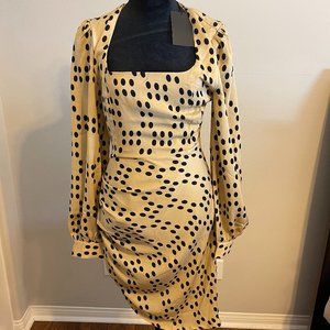Polka Dot Emroy Park Mini Dress, Size S